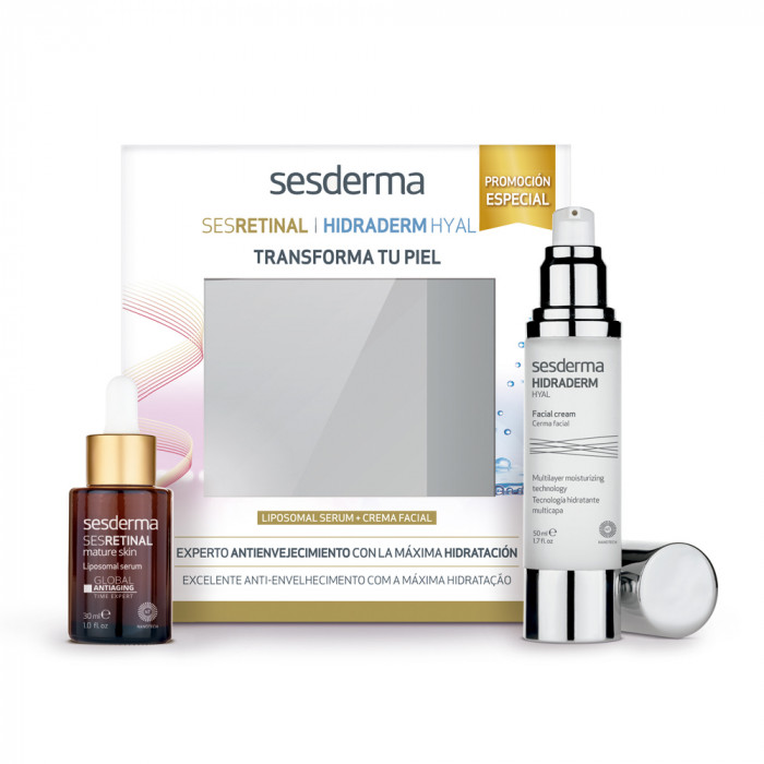 SESRETINAL SERUM + HIDRADERM HYAL CREMA