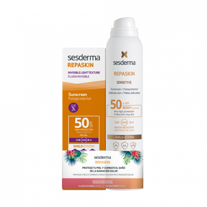 Repaskin Fluido Invisible SPF50 + Sensitive SPF50