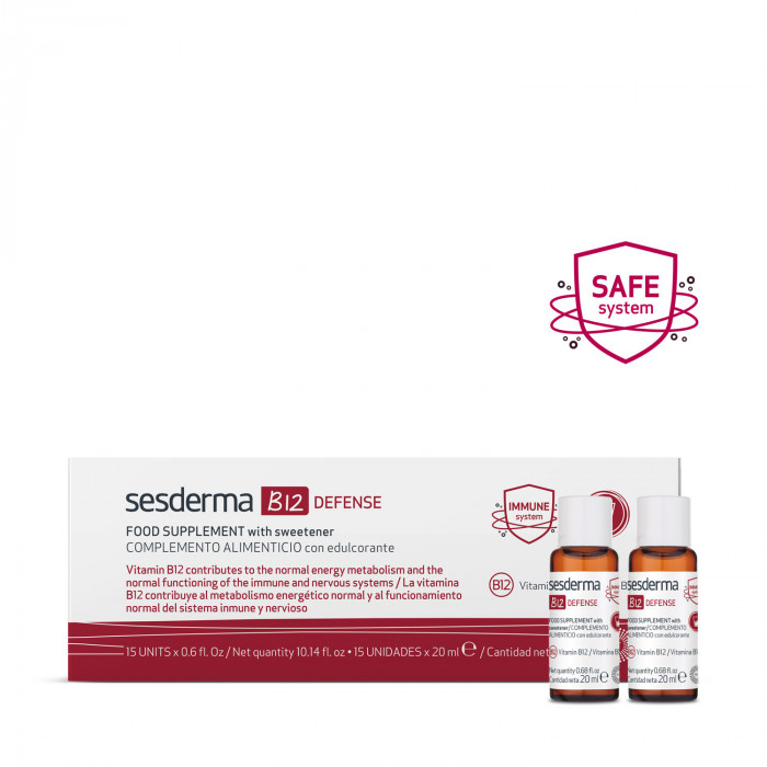 B12 Defense Metabolismo Energético Normal 15 viales x 20ml