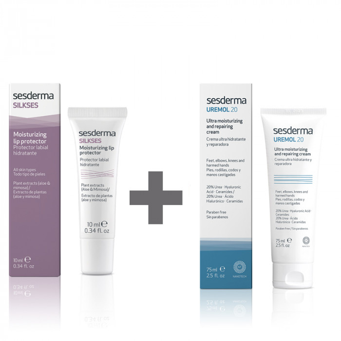 Pack Uremol Crema Ultrahidratante + Silkses Protector Labial