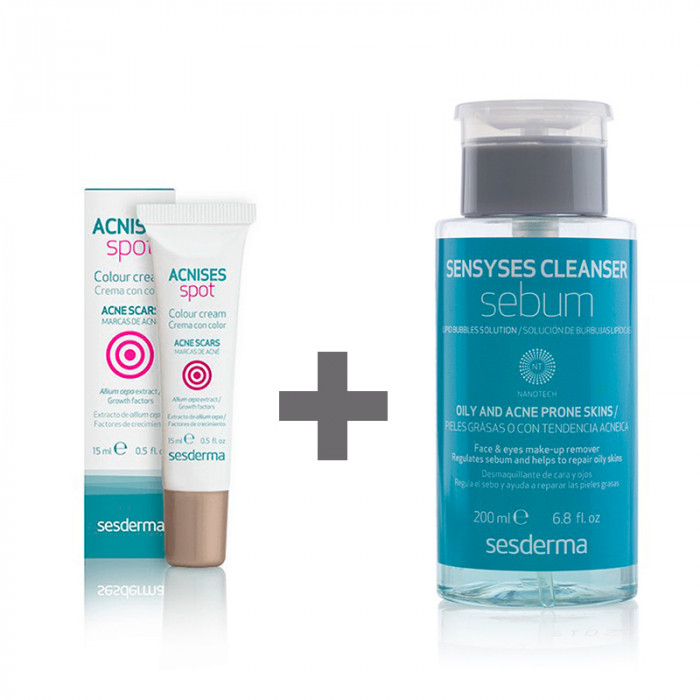 Pack Acnises Spot 15 ml + Sensyses Sebum Cleanser