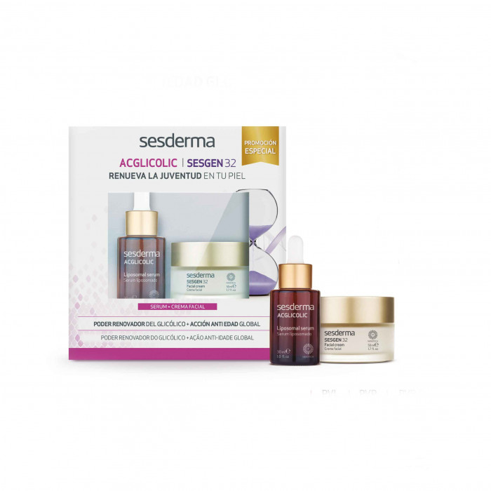Pack Acglicolic serum + sesgen 32 crema facial